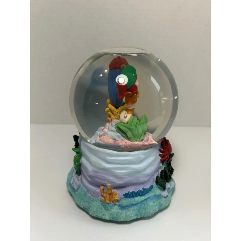 San Francisco Music Box Co Rainbow Fish Baseball Snow Globe Take Me Out Ballgame